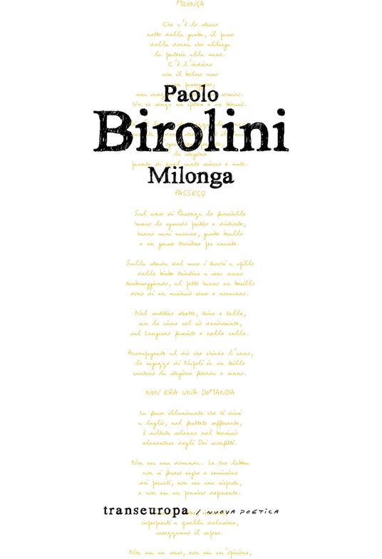 Milonga - Paolo Birolini - copertina