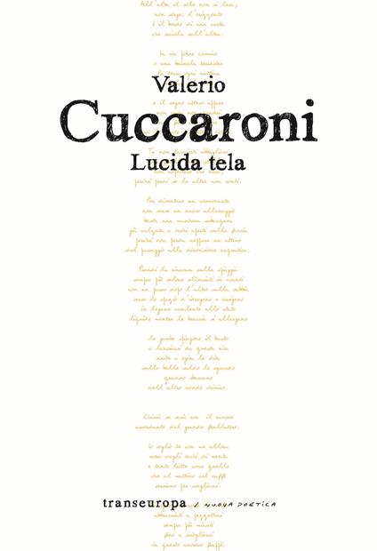 Lucida tela - Valerio Cuccaroni - copertina