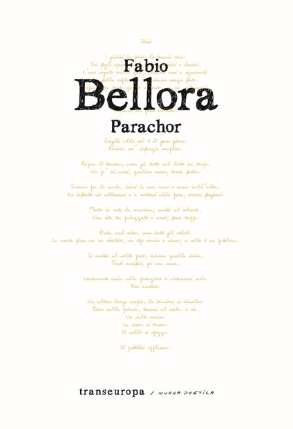 Parachor - Fabio Bellora - copertina