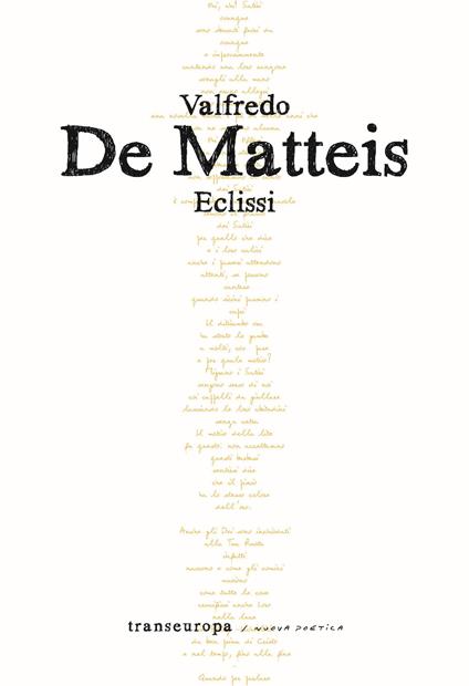 Eclissi - Valfredo De Matteis - copertina