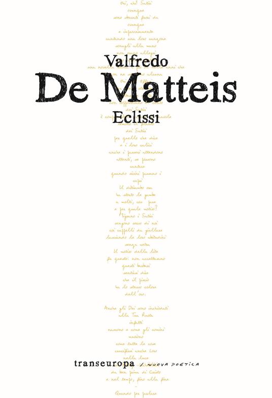 Eclissi - Valfredo De Matteis - copertina