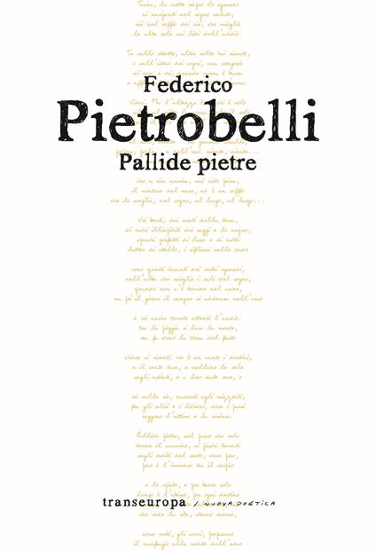 Pallide pietre - Federico Pietrobelli - copertina
