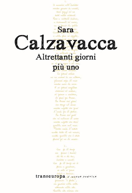 Altrettanti giorni più uno - Sara Calzavacca - copertina
