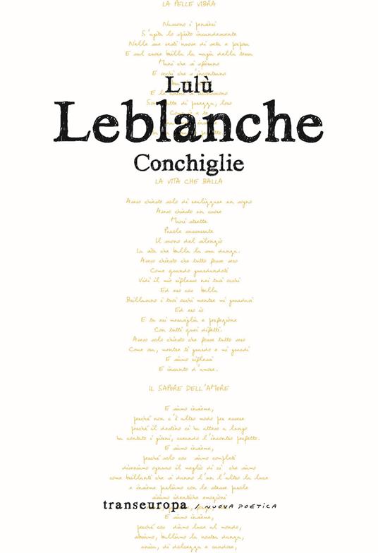 Conchiglie - Lulù Leblanche - copertina