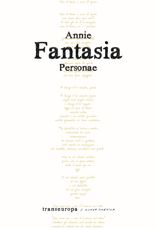 Personae - Annie Fantasia - copertina
