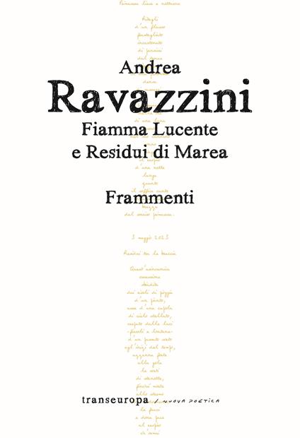 Fiamma lucente e residui di marea. Frammenti - Andrea Ravazzini - copertina