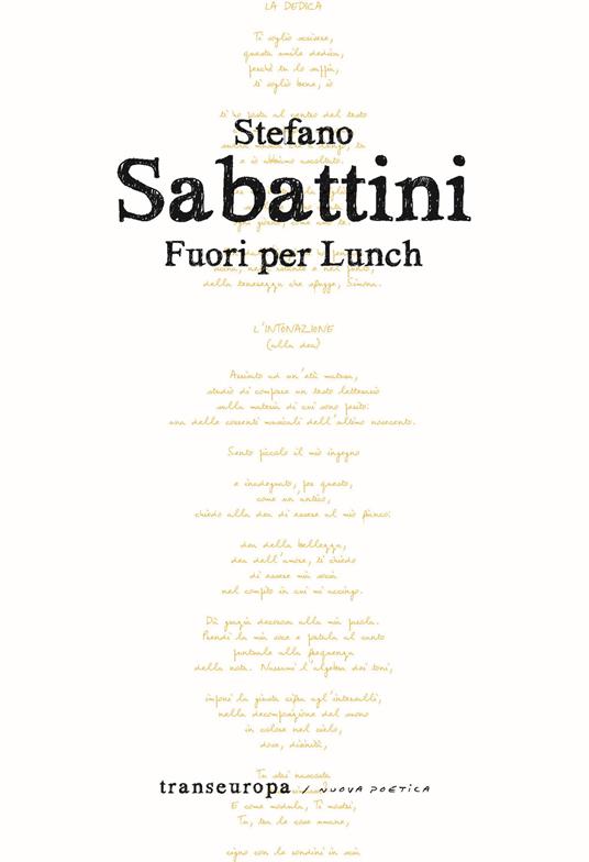 Fuori per lunch - Stefano Sabattini - copertina