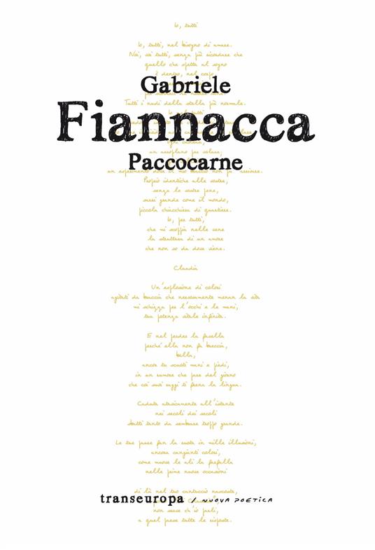 Paccocarne - Gabriele Fiannacca - copertina