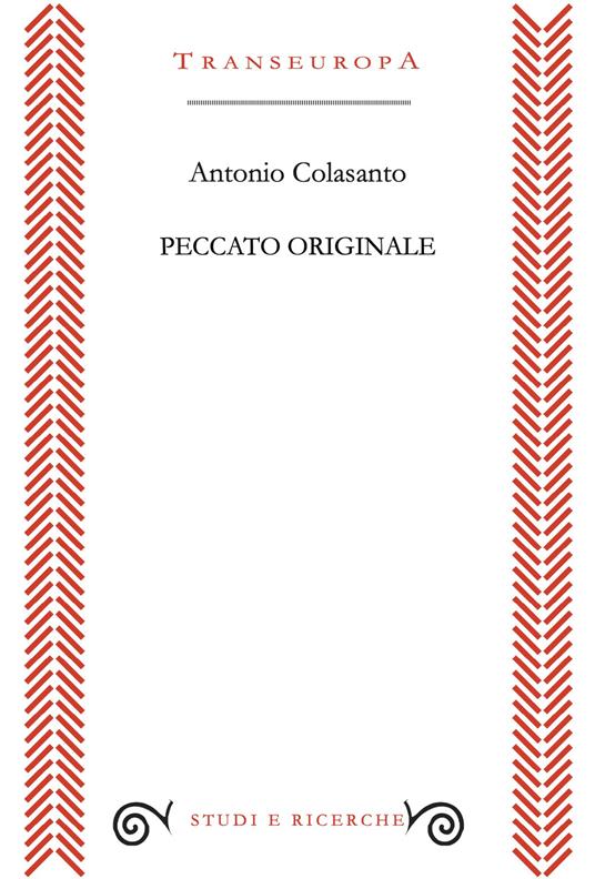 Peccato originale - Antonio Colasanto - copertina