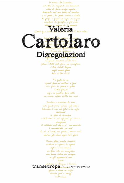 Disregolazioni - Valeria Cartolaro - copertina