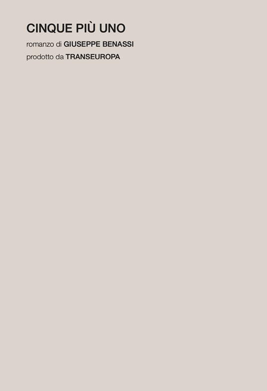 Cinque più uno - Giuseppe Benassi - copertina