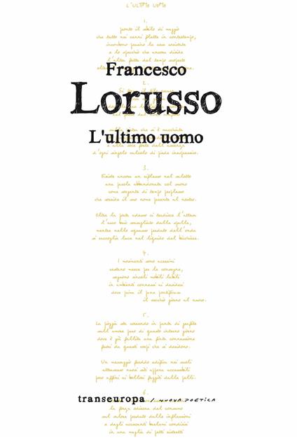 L'ultimo uomo - Francesco Lorusso - copertina
