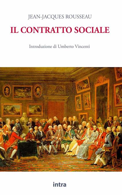 Il contratto sociale - Jean-Jacques Rousseau - copertina