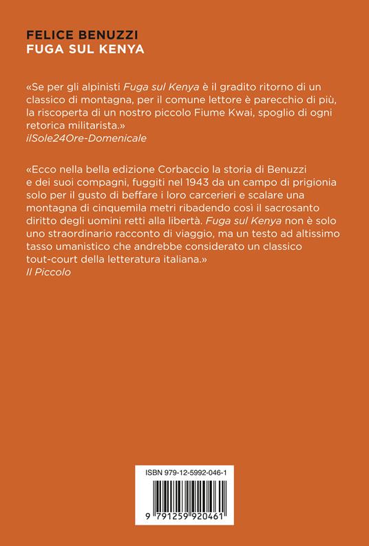 Fuga sul Kenya - Felice Benuzzi - 2