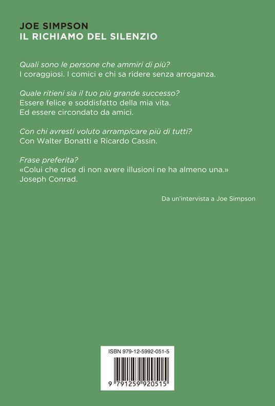 Il richiamo del silenzio. Nuova ediz. - Joe Simpson - 2