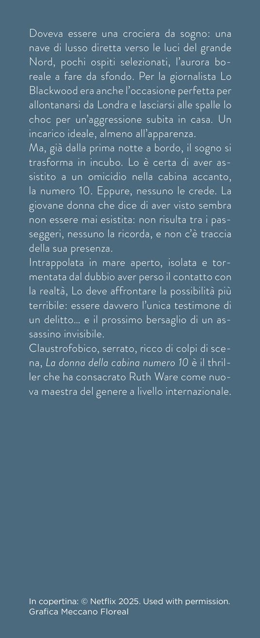 La donna della cabina numero 10 - Ruth Ware - 4