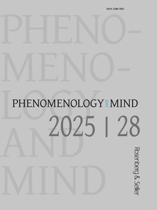 Phenomenology and mind (2025). Vol. 28: The coming of age: personal identity, well-being, and justice in an ageing society - copertina