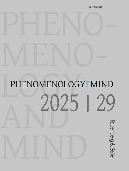 Phenomenology and mind (2025). Vol. 29: Exploring personal identity. Philosophical perspectives and insights from the arts - copertina