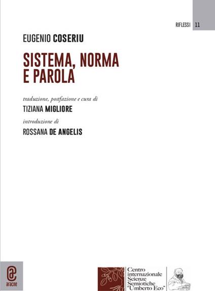 Sistema, norma e parola - Eugenio Coseriu - copertina