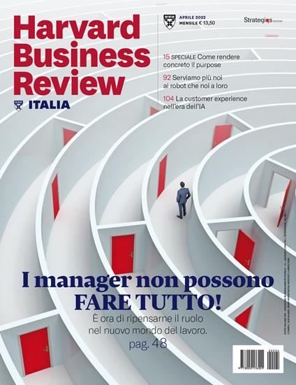 Harvard Business Review Italia (2022). Vol. 4 - copertina