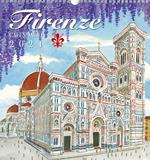 Calendario Grande Firenze Acquarello