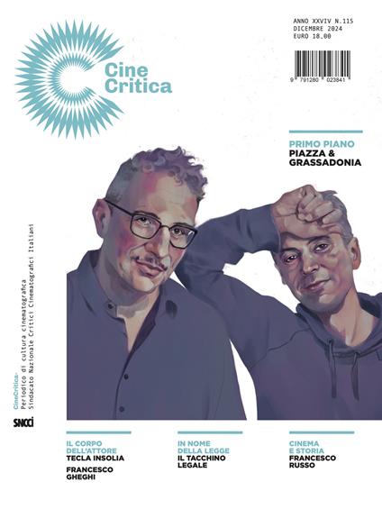 Cinecritica. Periodico di cultura cinematografica del sindacato nazionale critici cinematografici italiani (2024). Vol. 115-116 - copertina