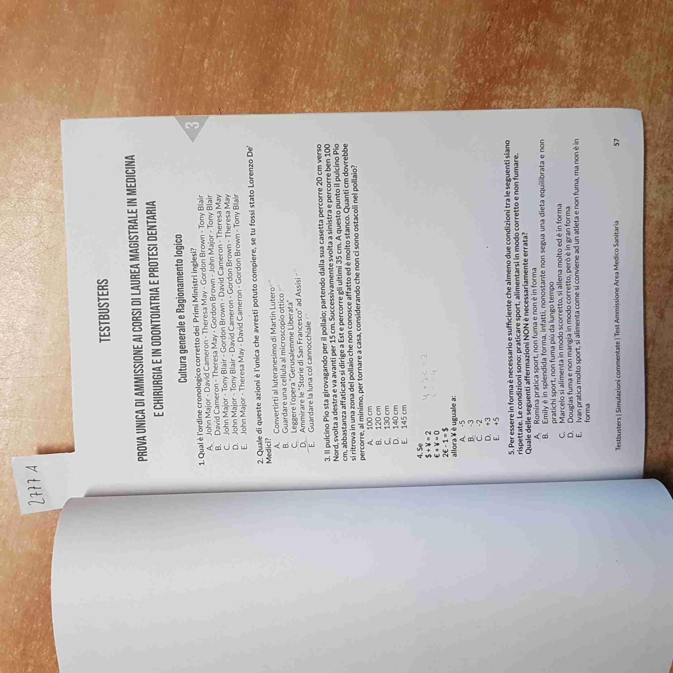 Simulazioni commentate. Test di ammissione medicina e odontoiatria