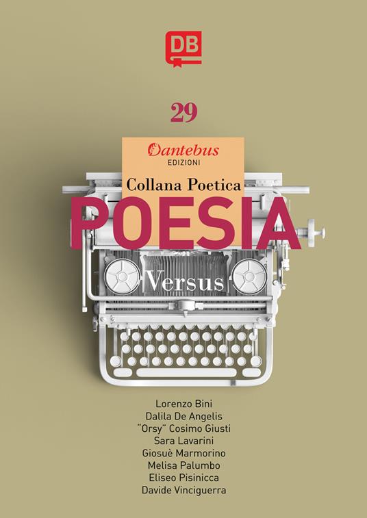Versus. Collana poetica. Vol. 29 - copertina