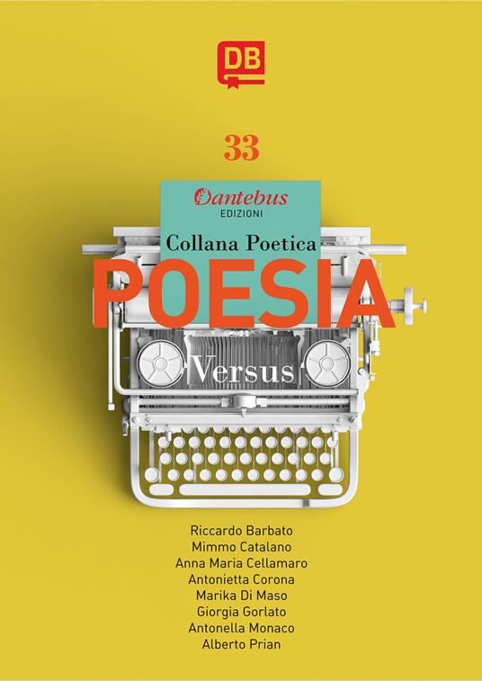 Versus. Collana poetica. Vol. 33 - copertina
