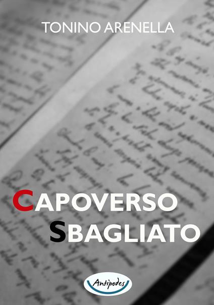 Capoverso sbagliato - Tonino Arenella - copertina