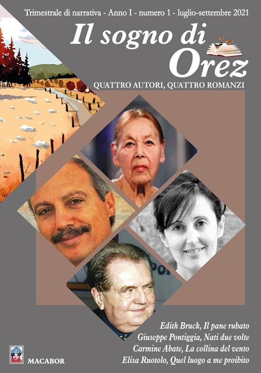 Il sogno di Orez. Trimestrale di narrativa (2021). Vol. 1 - copertina