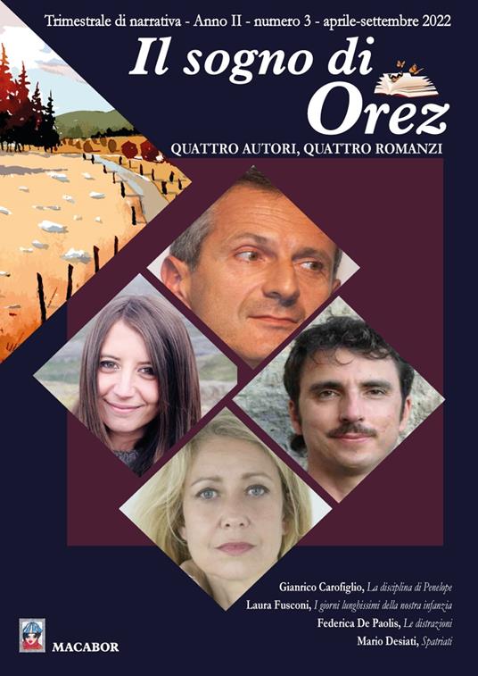 Il sogno di Orez. Trimestrale di narrativa (2022). Vol. 3 - copertina