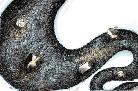 L'orco del piano di sotto. Ediz. a colori - Olivier Dupin - 2