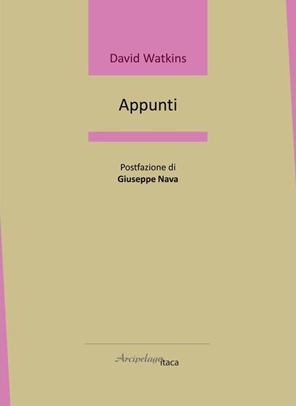 Appunti - David Watkins - copertina