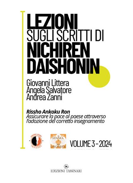 Lezioni sugli scritti di Nichiren Daishonin (2024). Vol. 3 - Giovanni Littera,Angela Salvatore,Andrea Zanni - copertina