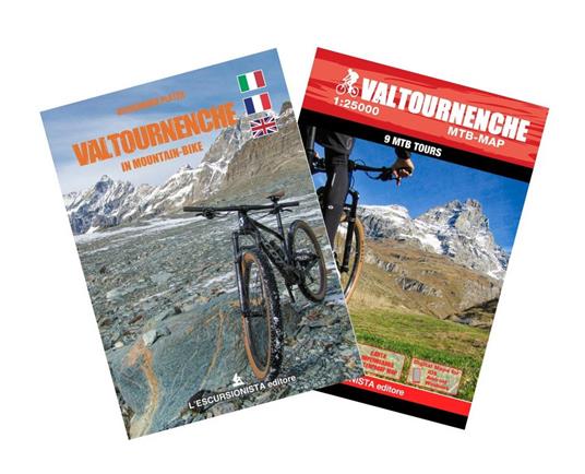 Valtournenche in mountain-bike. Ediz. italiana, inglese e francese. Con carta 1:25.000 - Alessandro Plater - copertina
