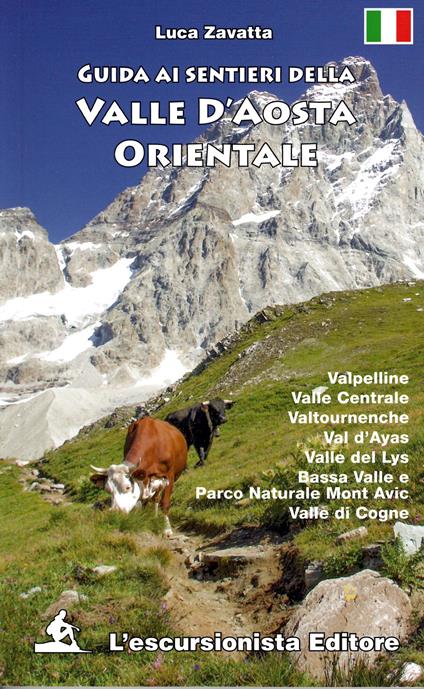 Guida ai sentieri della Valle d'Aosta orientale - Luca Zavatta - copertina