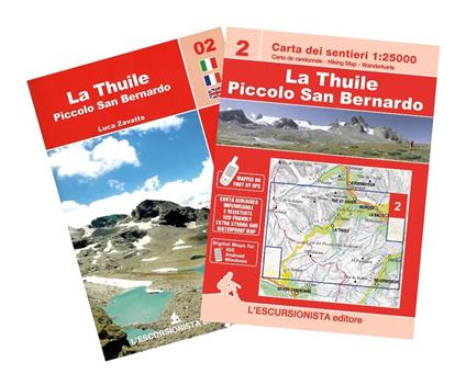 La Thuile Piccolo San Bernardo. Guida trekking week-end. Ediz. multilingue. Con carta 1:25.000 - Luca Zavatta - copertina