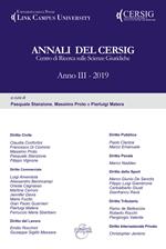 Annali del Cersig. Anno III (2019)