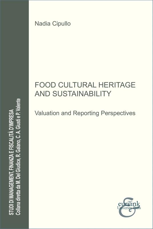 Food cultural heritage and sustainability - Nadia Cipullo - copertina
