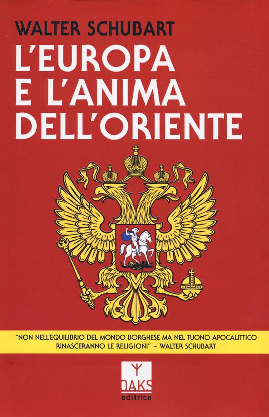 L'Europa e l'anima dell'Oriente - Walter Schubart - copertina