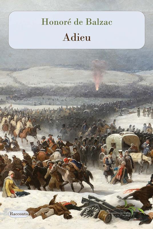 Adieu - Honoré de Balzac - copertina