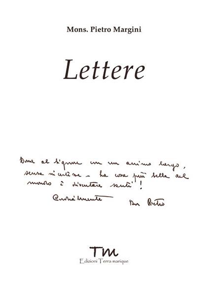 Lettere - Pietro Margini - copertina