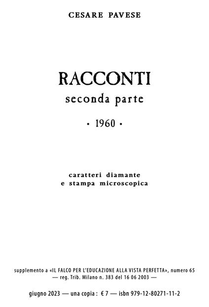 Racconti. Ediz. integrale. Vol. 2: Fedeltà, Casa al mare, I mendicanti, Vocazione, Il Capitano, La famiglia, Il nome (e altri 35 racconti originali) - Cesare Pavese - copertina