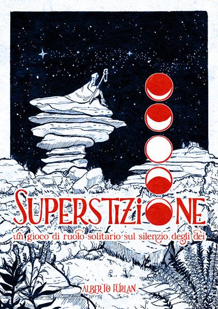 Superstizione. Un gioco di ruolo solitario sul silenzio degli dèi. Con plancia di gioco pieghevole - Alberto Furlan - copertina