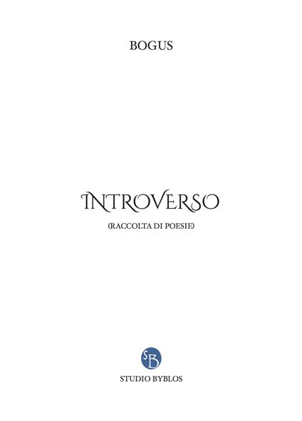Introverso - Bogus - copertina