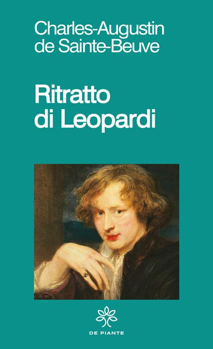 Ritratto di Leopardi - Charles Augustin de Sainte-Beuve - copertina