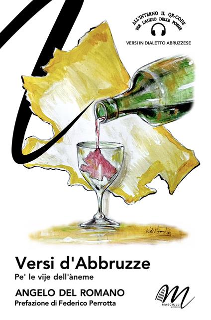 Versi d'Abbruzze. Pe' le vije dell'àneme. Testo abruzzese - Angelo Del Romano - copertina