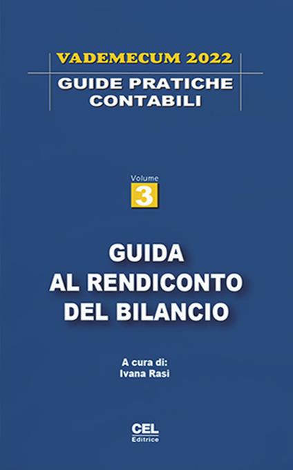 Guida al rendiconto del bilancio. Vademecum 2022 - copertina