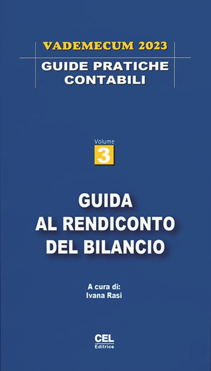 Guida al rendiconto del bilancio. Vademecum 2023 - copertina